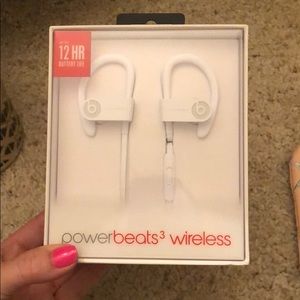 BRAND NEW, never opened powerbeats3